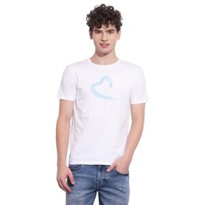 Being Human Mens Blue Crew Neck T-Shirt